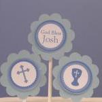 God Bless Blue Cross Cupcak..