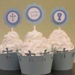 God Bless Blue Cross Cupcak..